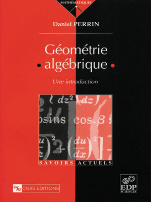 cover image of Géométrie algébrique